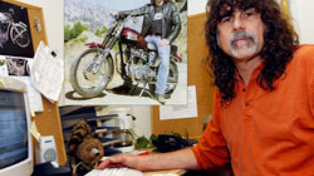 photo of Bob Sarason in his office