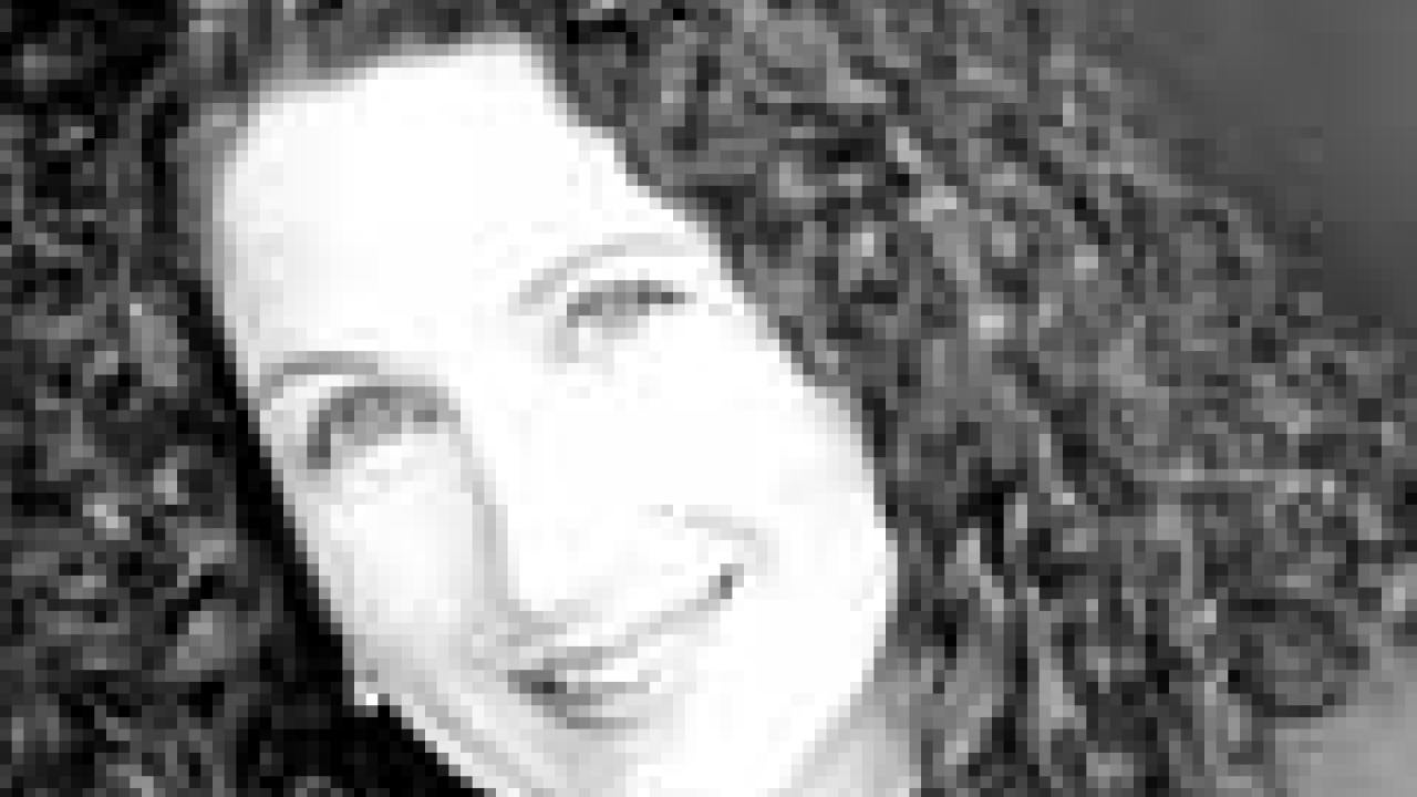 Photo: woman with curly hair