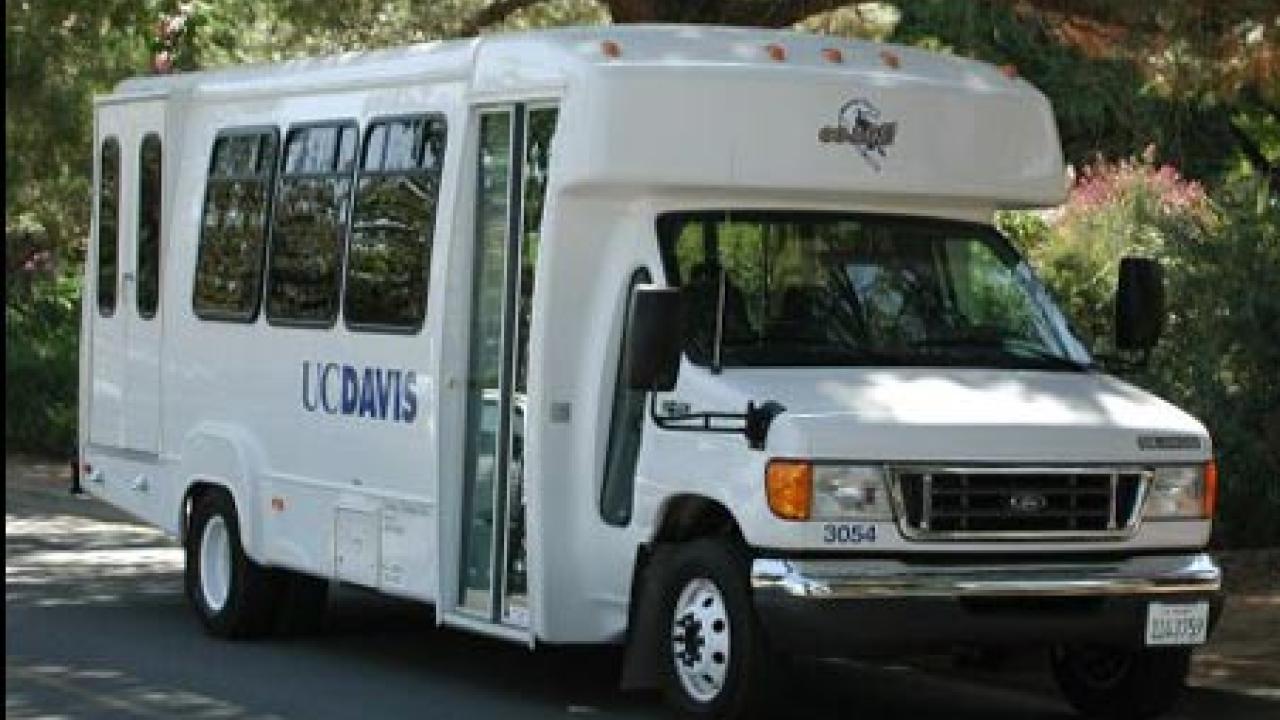 Photo: Fleet Services shuttle bus