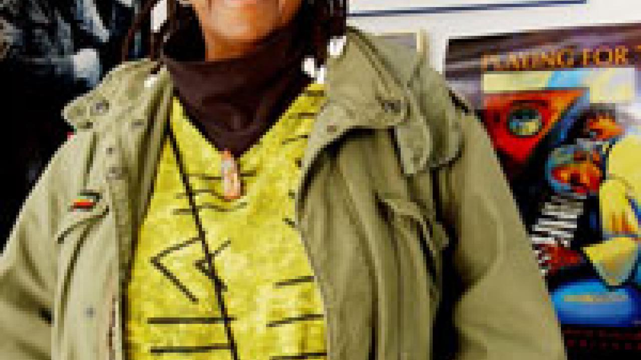 Staajabu, who has been called by only the one name since the late 1960s, says her fondness for change makes working in the UC Davis temporary employee pool a perfect fit for her. The poet, mother and prisoner-rights activist has worked on campus