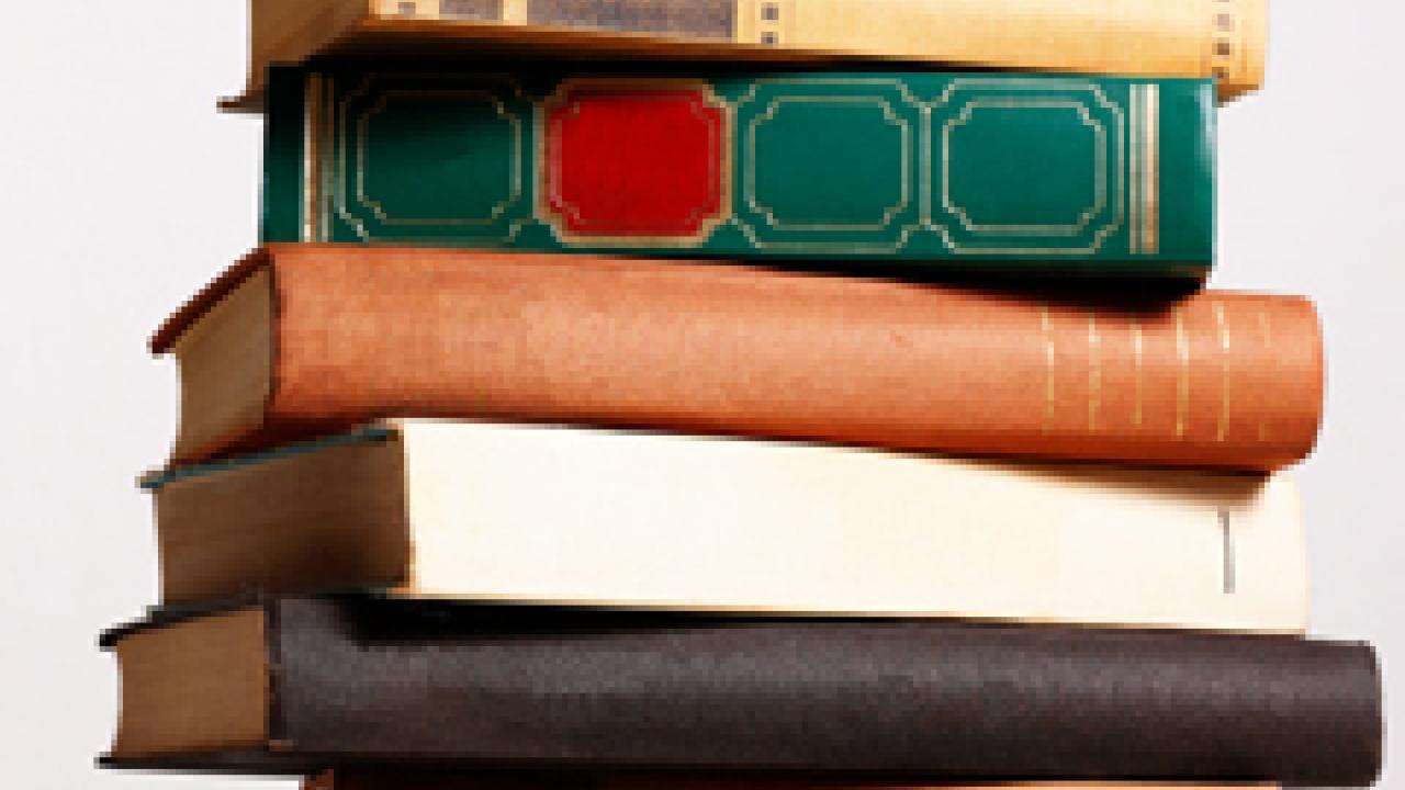 Photo: stack of books