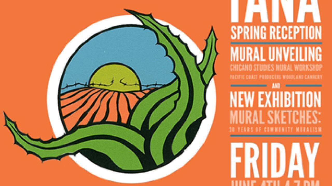 A portion of the TANA exhibition flier