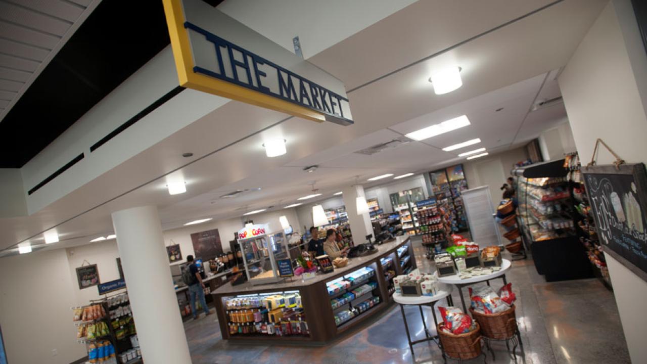 The Market convenience store, in the Memorial Union