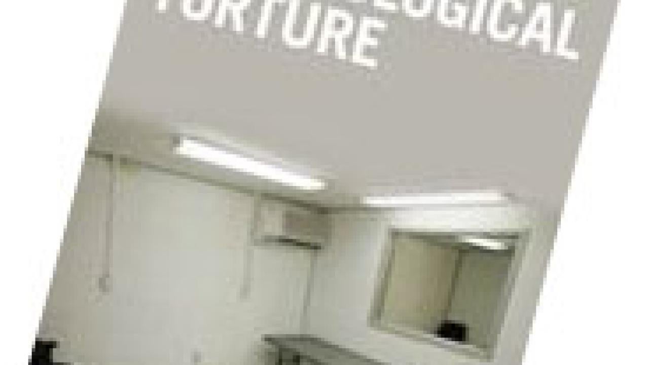 Photo: Cover of "The Trauma of Psychological Torture"