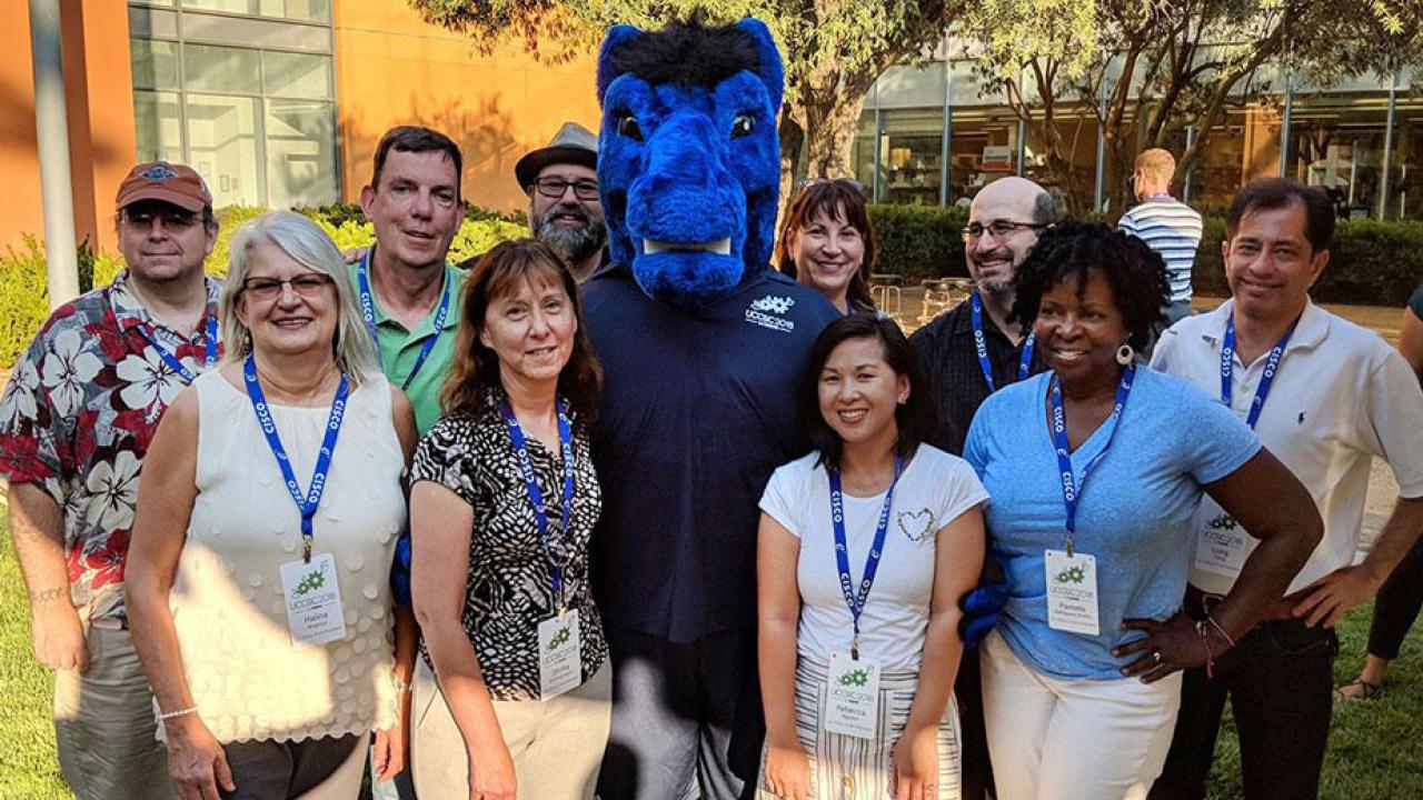 Group photo with Gunrock