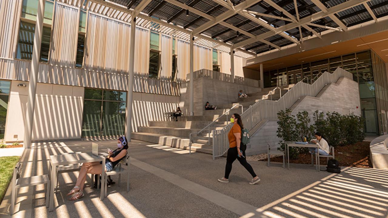 Exterior of the new Teaching and Learning Complex