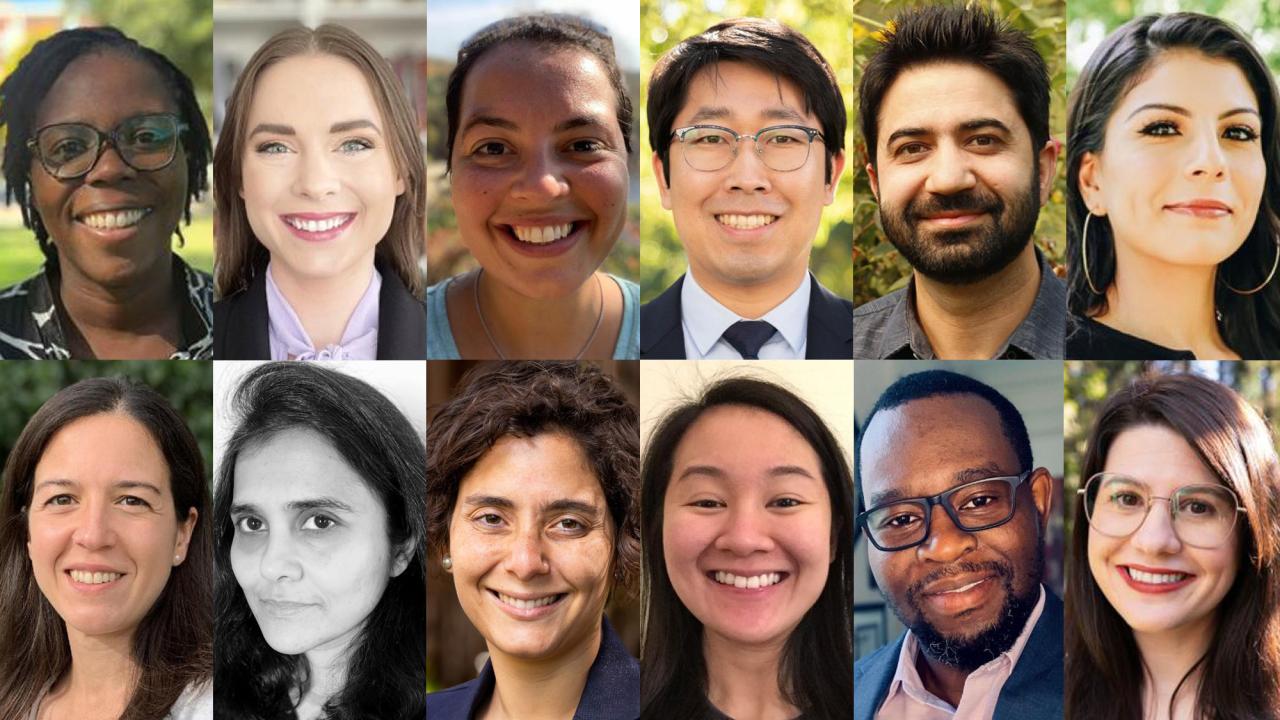  Combined photo shows mugshots of 12 people. 