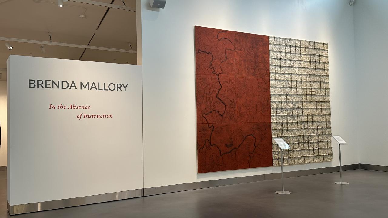 View of Art Exhibition at Gorman Museum of Native American Art at UC Davis