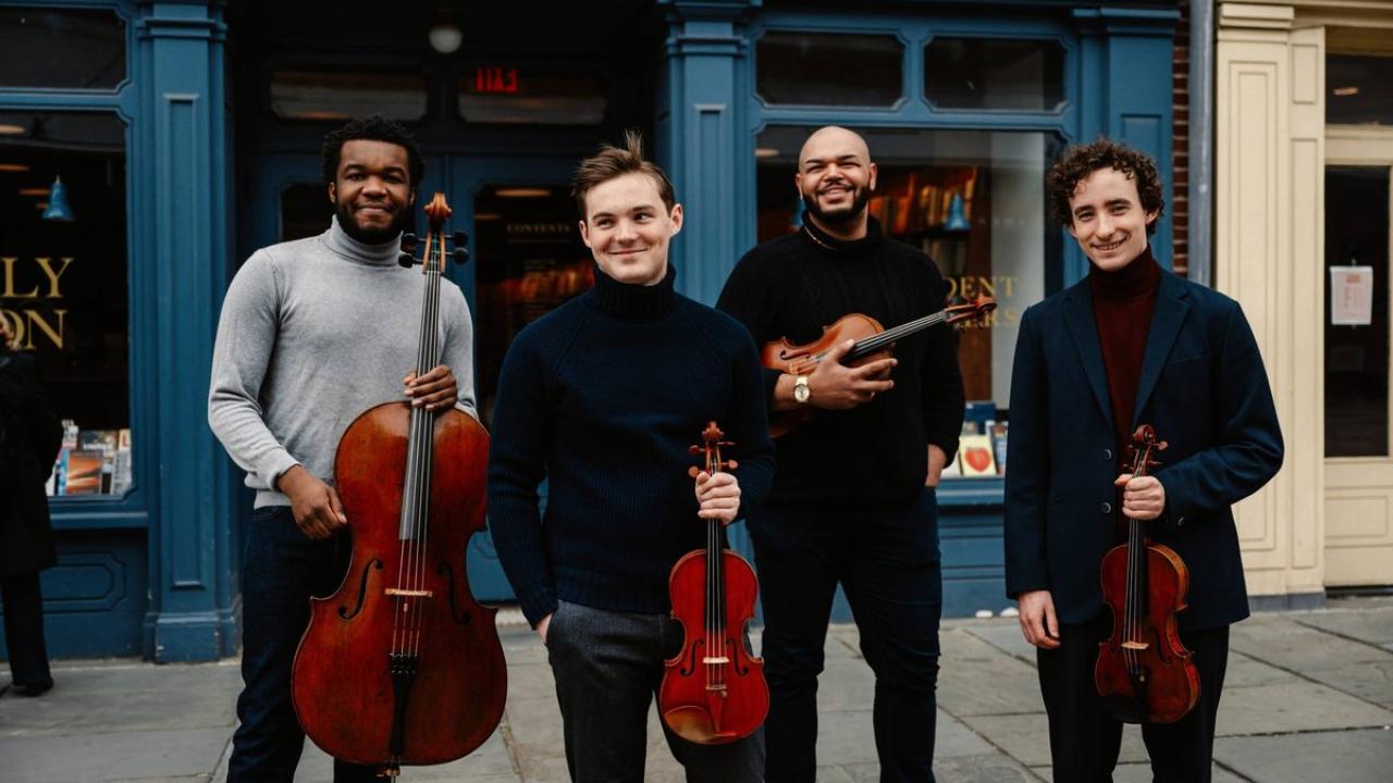 Isidore String Quartet brings Juilliard talent to Mozart’s classics this weekend at the Mondavi Center for the Performing Arts. (Courtesy)