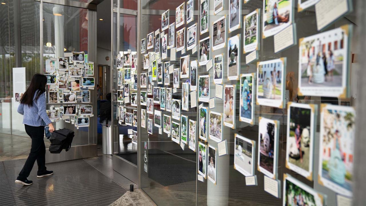 Person walks into museum plastered with photos of Eggheads