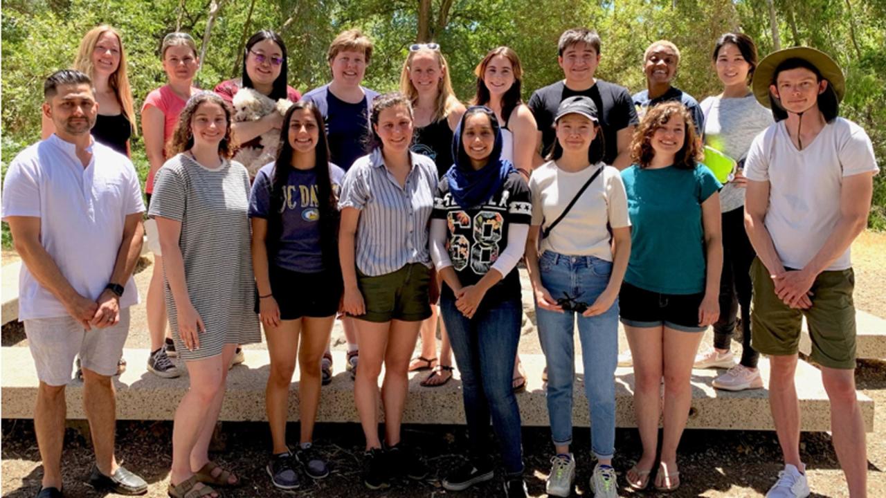 Group photo of lab team