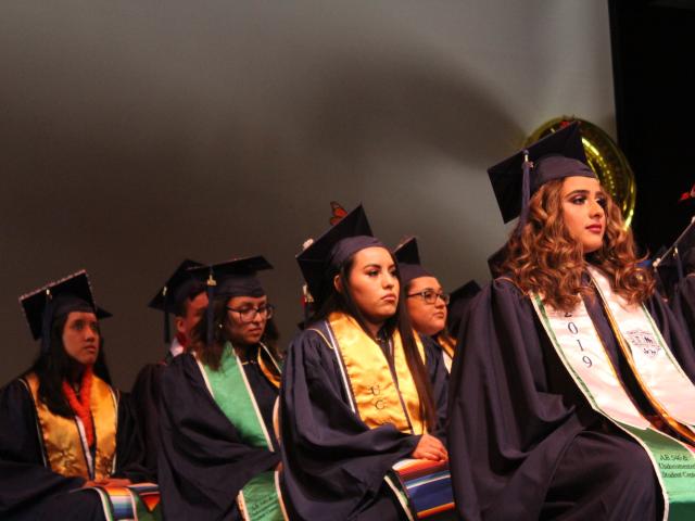 Students graduating at UC Davis