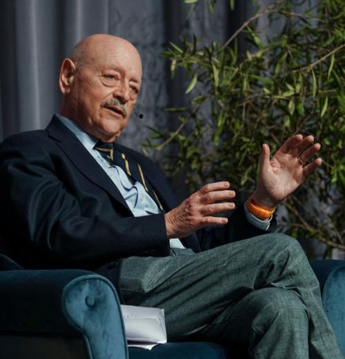 Mark G. Yudof, gesturing