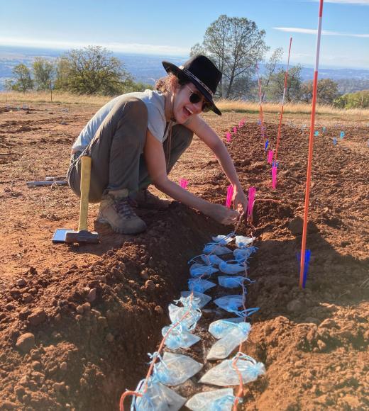 Marina LaForgia planting seed bags
