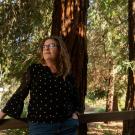 Andrea Ross in Redwood Grove, portrait
