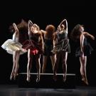 Dancers supsended in mid-air.