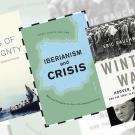 Five book covers, side by side