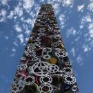 "The Davis Needle" is a new piece of public art. 