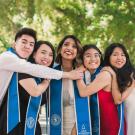 Navodi Weerasinghe at her graduation. 