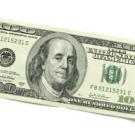 $100 bill with Ben Franklin