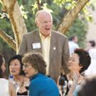 Chancellor Vanderhoef circulates among the guests at his tribute dinner.