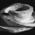 "Cup Merging With Saucer," an early work by Bruce Nauman