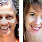 Photos (2): Seeta Chagsnti, interim director, Davis Humanities Institute; and Carolyn de la Pena, outgoing director