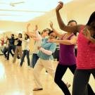 Photo: dance class at the Activities and Recreation Center