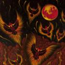 Photo: Judith Lowry's "Fire," 2012, oil on canvas (cropped)