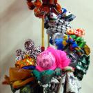 Flatlanders 2 includes Flower Garden, made from fabric, bamboo, pipes and fittings, a 2008 sculpture by Cheslyn Amato of Davis.