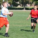 Participants in last year's Flag Football Frenzy included Christopher Prince and Willie Hall.