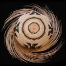 Unfinished Hat by Nettie McKinnon is part of the Hailstone Collection, featured in Basketry: A Collaboration of Nature and Creative Genius, on display