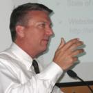 Gary Schlimgen, director of Retirement Programs Policy in the UC Office of the President, addresses a benefits forum Nov. 9 on the Davis campus.