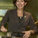Chancellor Linda Katehi, pictured at a campus forum in December 2009