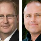 Photos (2): Michael Lairmore, dean, School of Veterinary Medicine; and Matt Carmichael, police chief