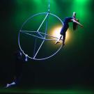 Cirque &Atilde;loize blends theatrics, modern circus arts, acrobatics (as pictured here) and music.