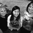 Davis neighbors are invited to get to know one another at Davis Neighbors&rsquo; Night Out on Oct. 6. From left to right are Anne Brunette of the city, third-year student Adrienne Cheung and Michelle Johnston of Health Education and Promotion on cam