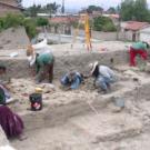 A University Research Expeditions Program group takes part in the excavation and preservation of the 1,500-year-old Pi&Atilde;&plusmn;ami Mound Site ofCochabamba in Bolivia.  Work being done at the site includes unearthing human and plant remains, decorate