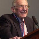 Photo: Art Rosenfeld at podium