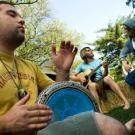 Musical trio at Whole Earth Festival 2008