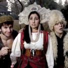 UC Davis students Mark Ferrando, Gia Battista and Heidi Kendrick in The Winter's Tale, a production of the Department of Theatre and Dance.