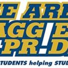 Graphic: We Are Aggie Pride -- Students Helping Students logo