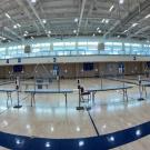 Testing stations in ARC gym, panoramic