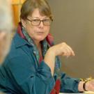 Faculty member Cynthia Brantley discusses issues of nutrition at the Africanists meeting. 