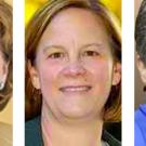 Photos (3): Linda P.B. Katehi, Ann Huff Stevens and Janet Napolitano mugshots