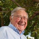 Charles E. Hess mugshot from environmental portrait in the arboretum