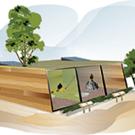 Drawing: New eagle enclosure