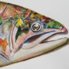 Image: Peter Shahrokh's watercolor Trout (cropped)