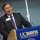 Photo: Dean Winston Ko, as emcee at Rock Hall dedication ceremony