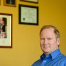 Dean Michael Lairmore, portrait, in his office.